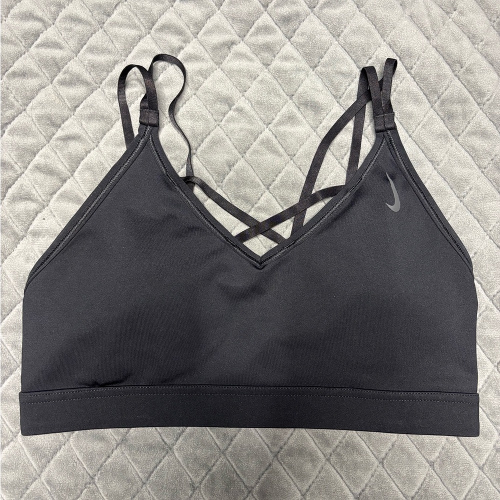 Nike Women's Charcoal Strappy Sports Bra
